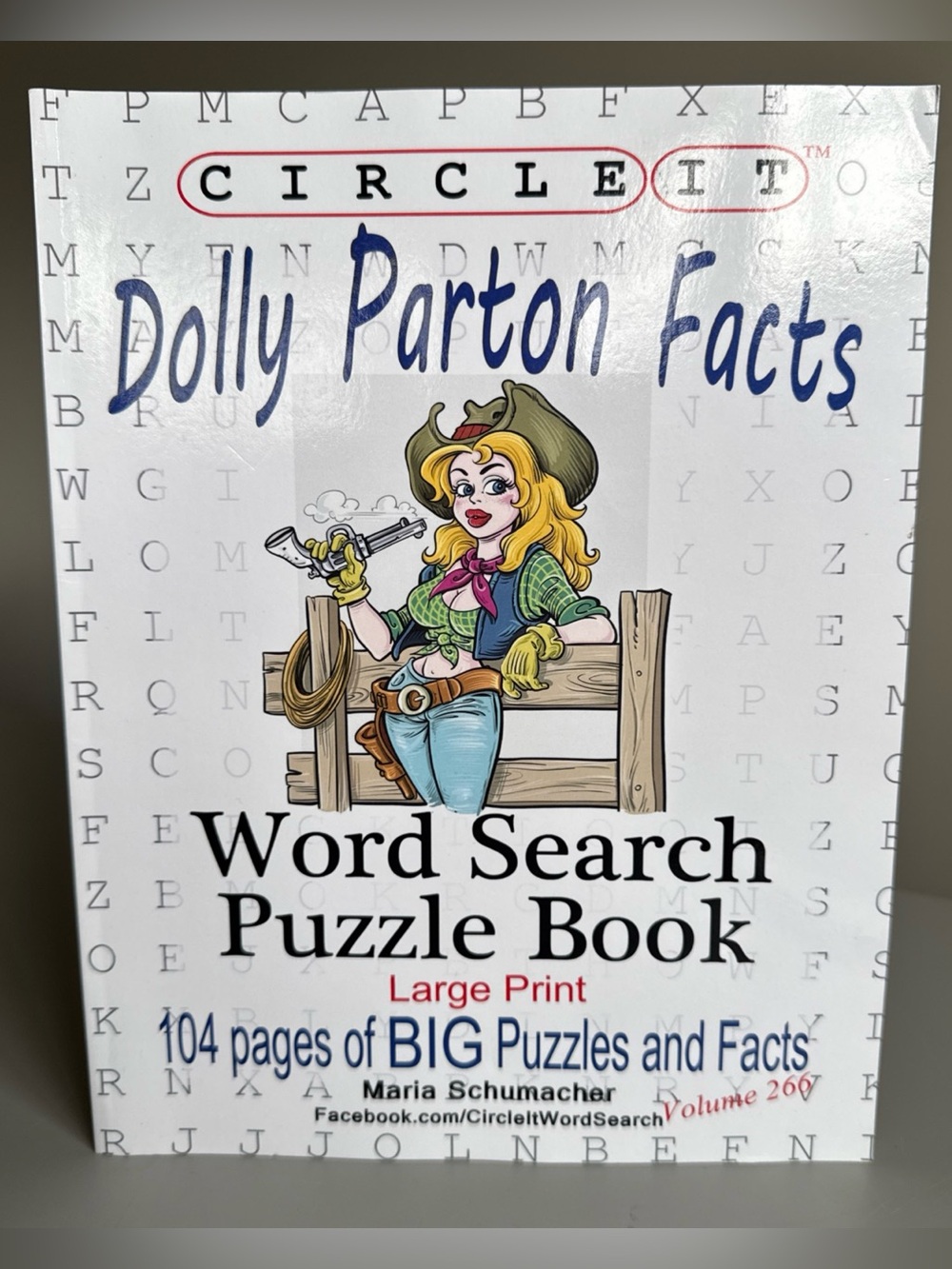 Circle It Dolly Parton Word Search Puzzle Book Paperback Vol 266 Large Print Fun